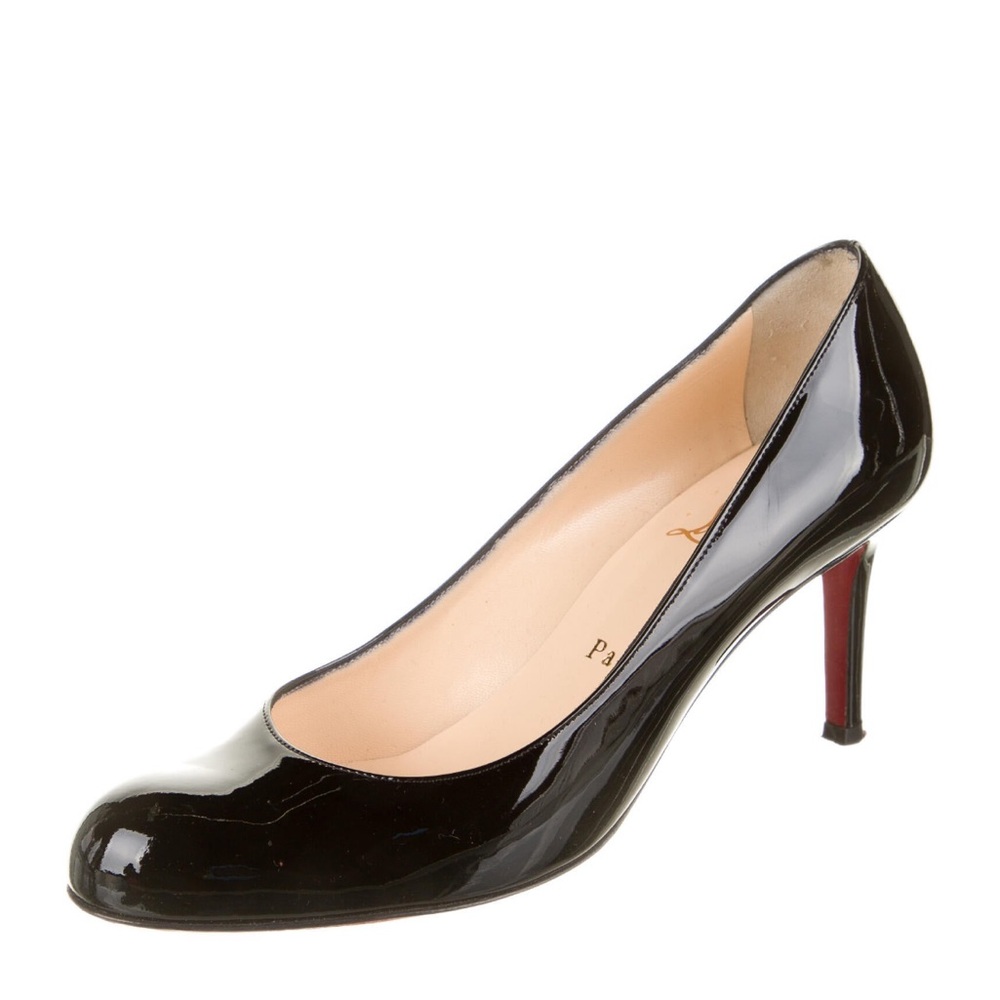 Christian Louboutin Black Patent Leather Heels